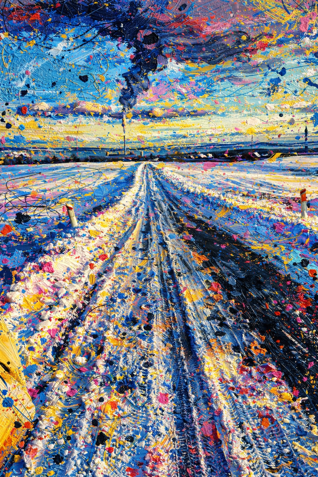 Abstract Expressionist Action Painting Style Transfer thumbnail 2