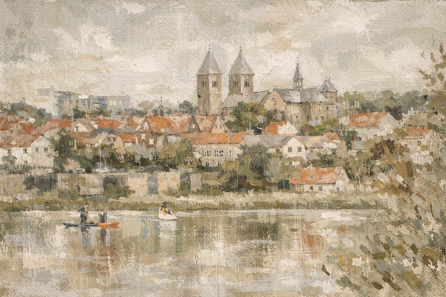 Contemporary Abstract Mixed-Media Painting Transformation thumbnail 3