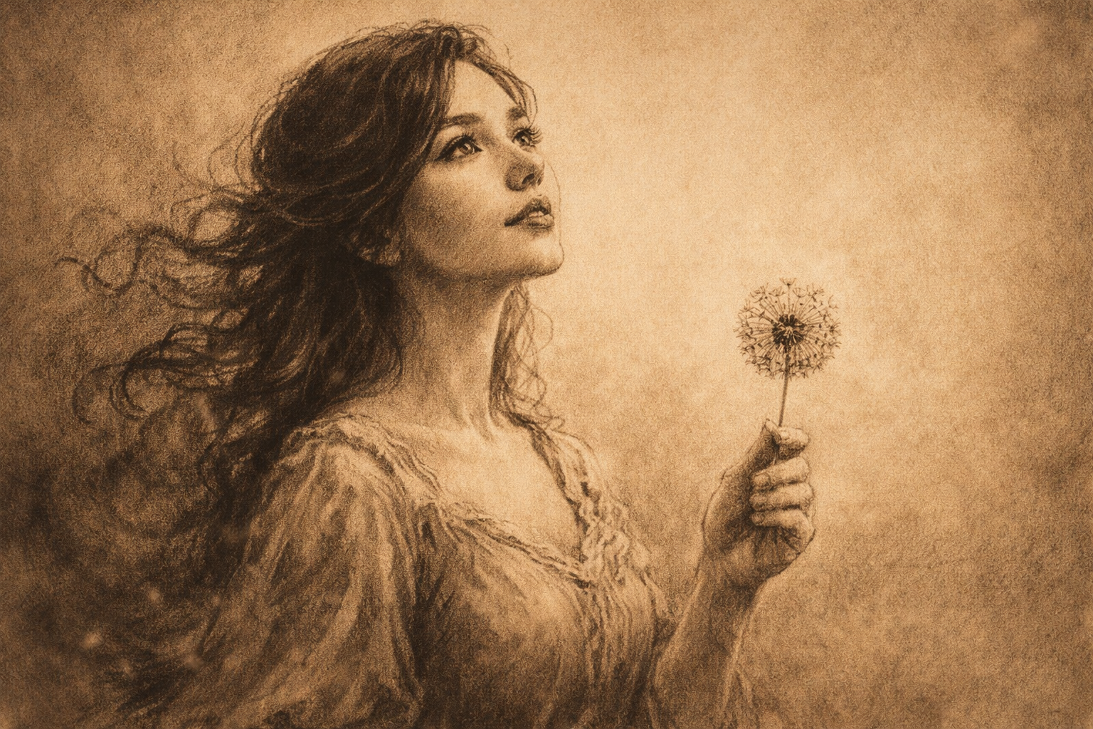 Hopeful Gaze in Coffee Tones thumbnail 8