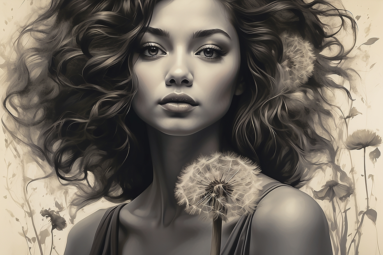 Hopeful Gaze in Coffee Tones thumbnail 4