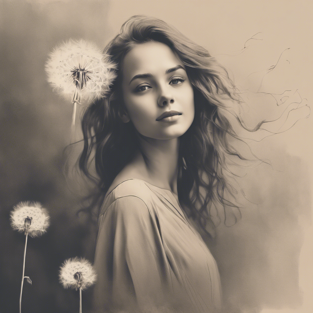 Hopeful Gaze in Coffee Tones thumbnail 2