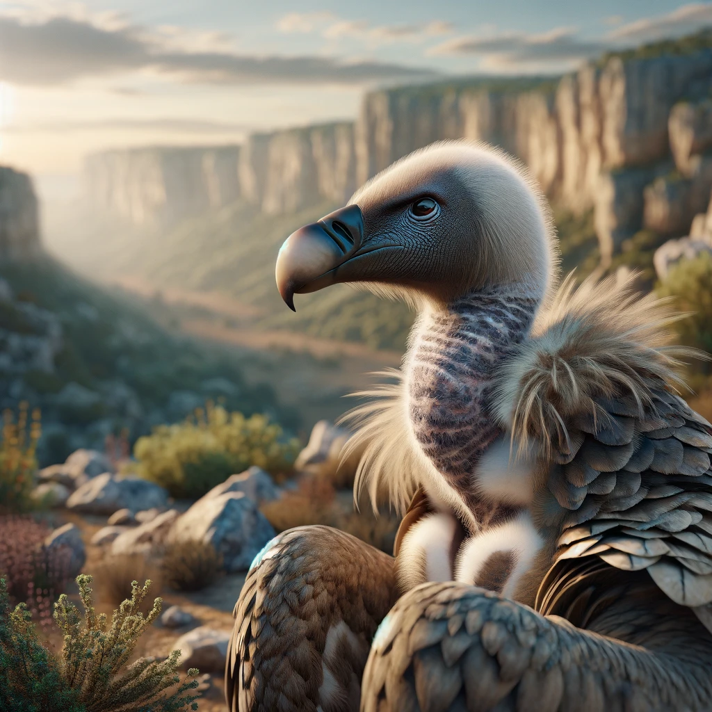 A photograph of a vulture thumbnail 3