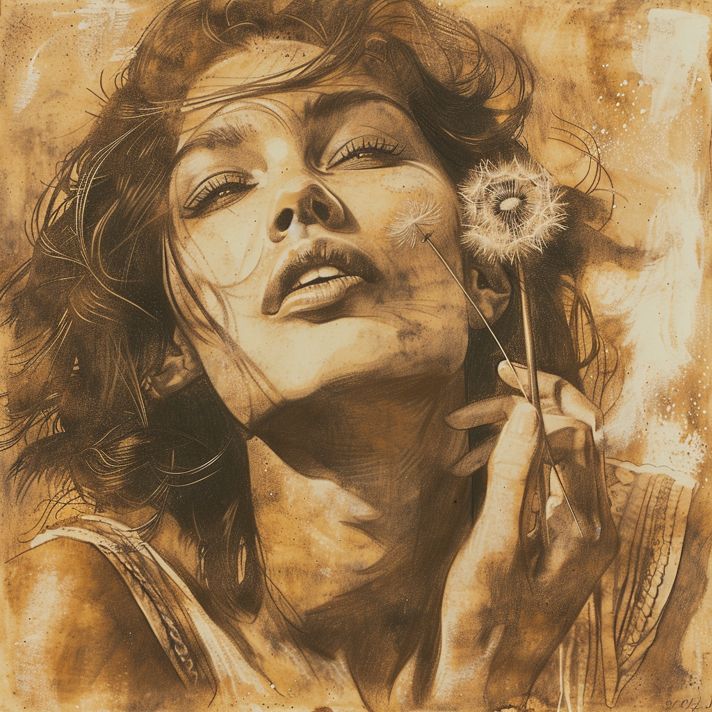 Hopeful Gaze in Coffee Tones thumbnail 7