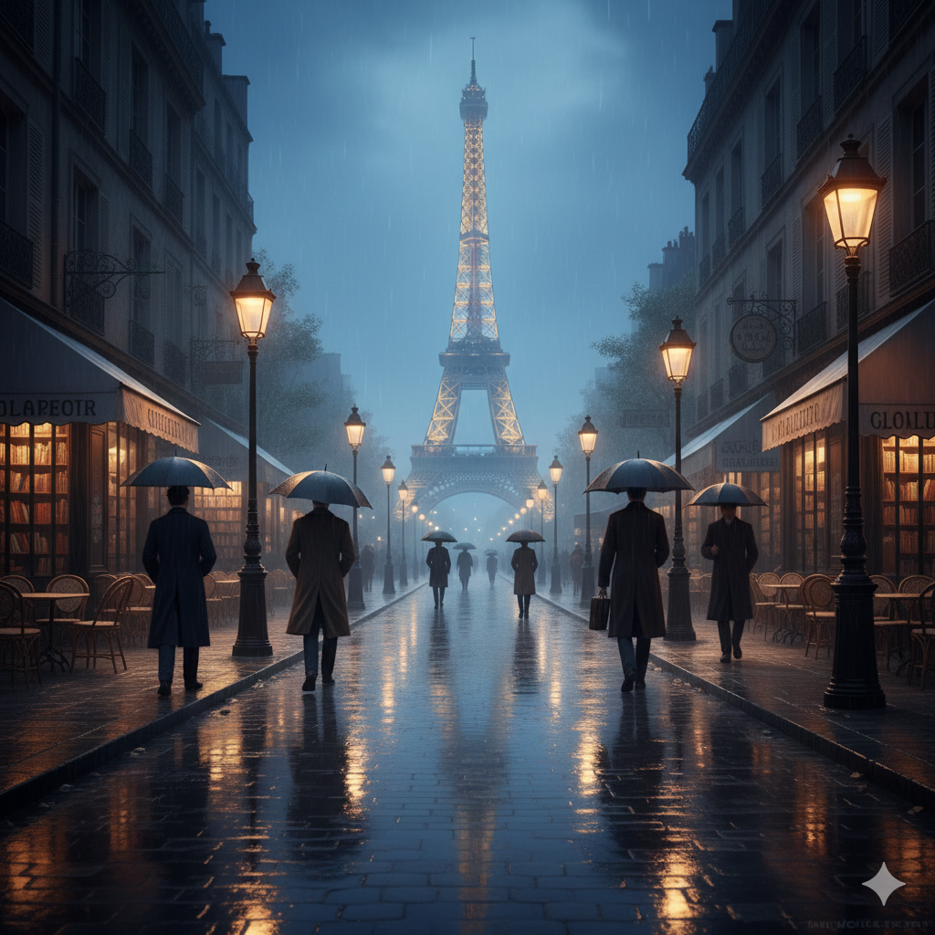 The Melancholy of a Rainy Parisian Street thumbnail 9