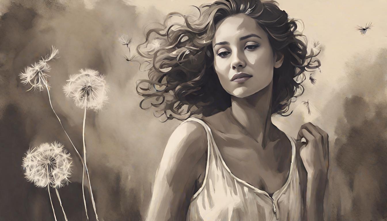 Hopeful Gaze in Coffee Tones thumbnail 5