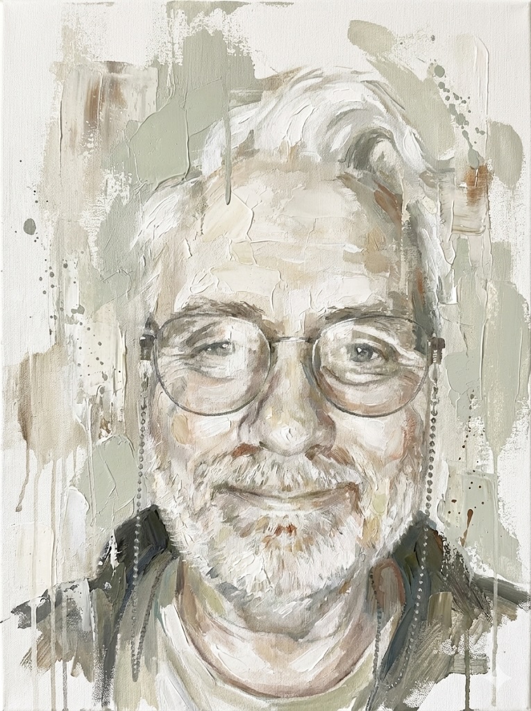 Contemporary Abstract Mixed-Media Painting Transformation